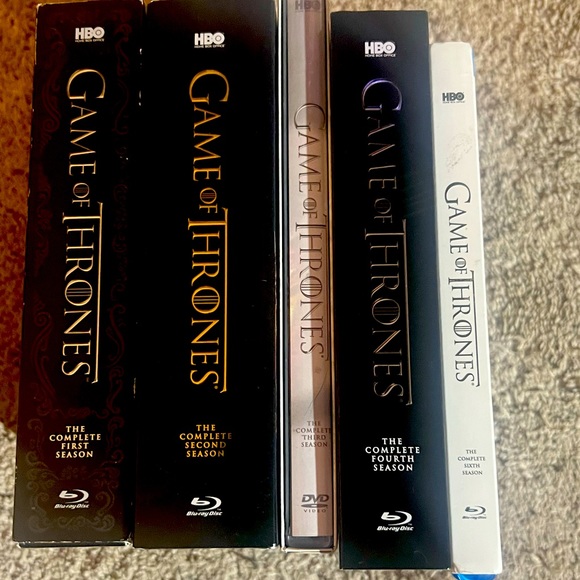 GOT Game Of Thrones Seasons 1, 2, 3, DVDs Blu-ray Discs